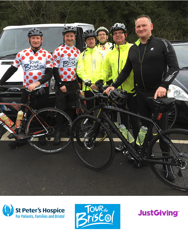 Safedigging complete Tour de Bristol for St Peters Hospice Safedigging complete Tour de Bristol for St Peters Hospice